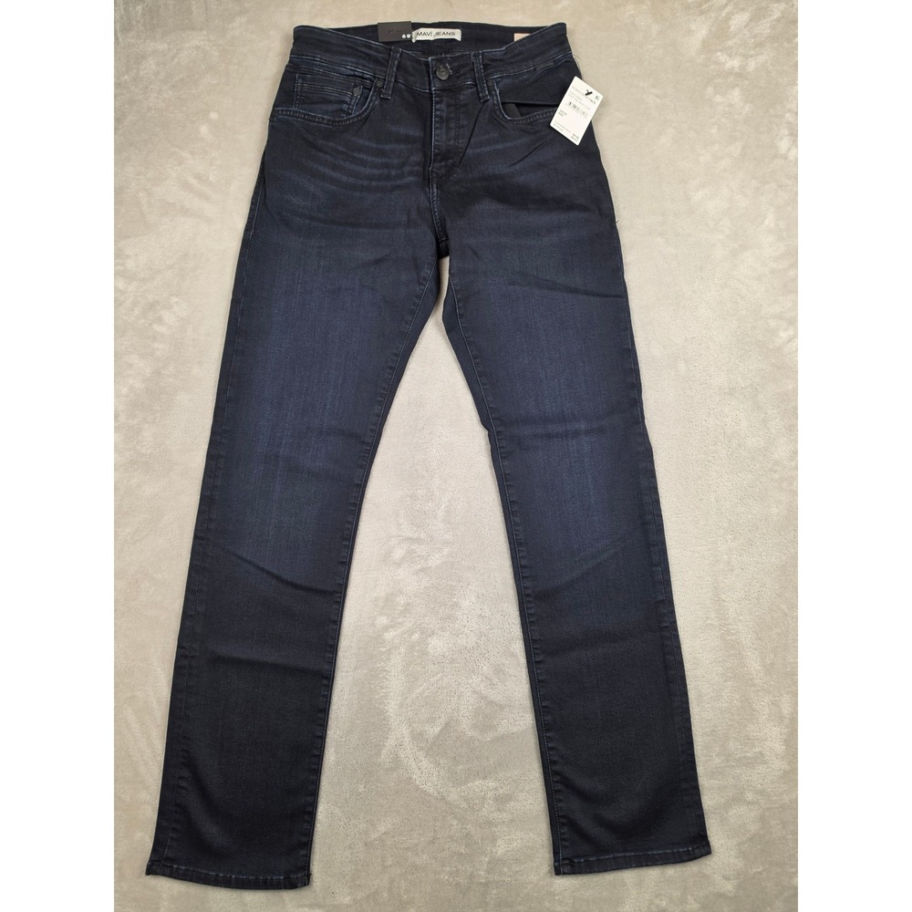 Mavi Zach Straight Leg Jeans Mens 29x32 Deep Ink New York Stretch Denim